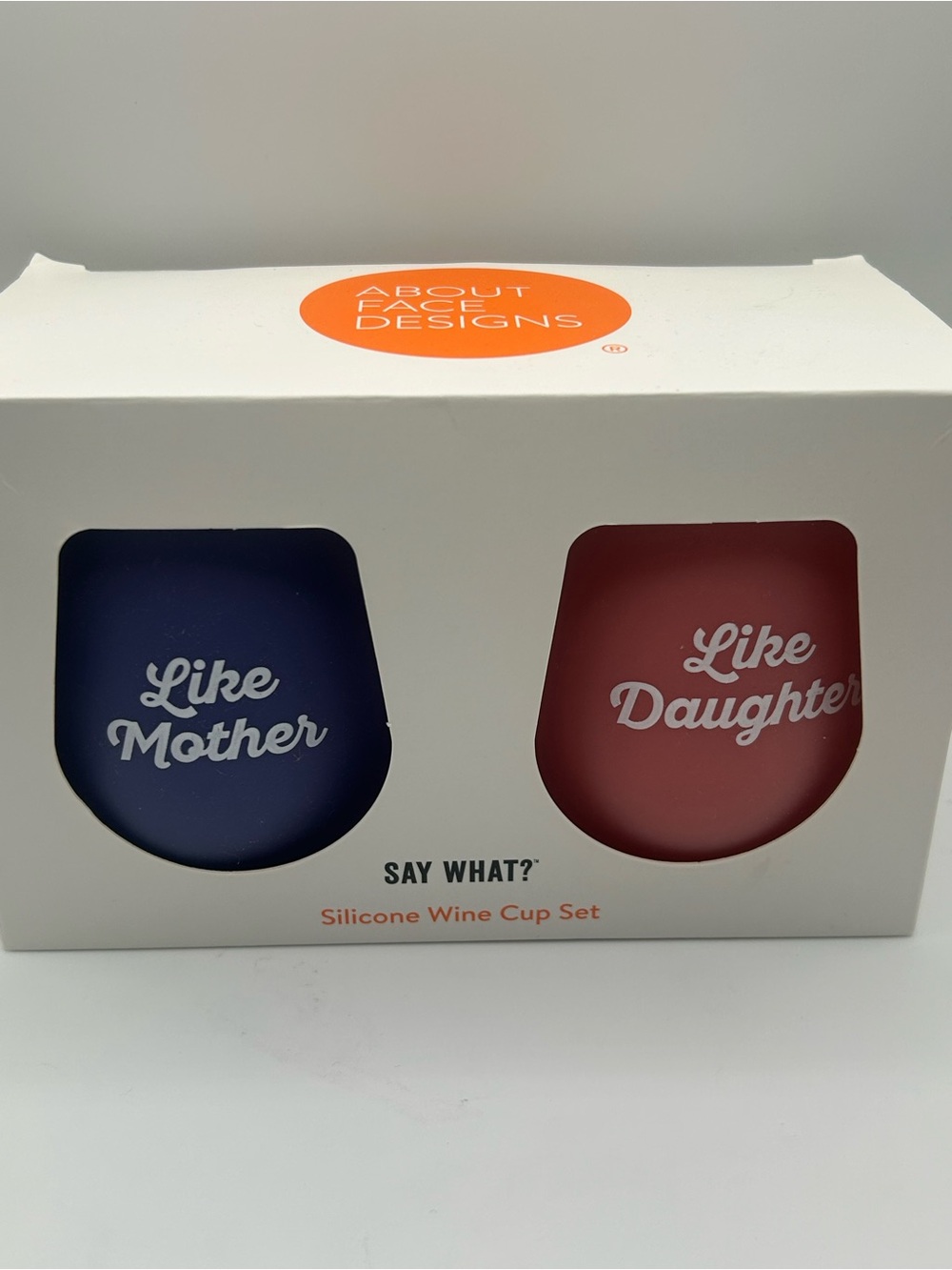 🆕 “Like Mother” and “Like Daughter” Silicone  Wine Cup Set - 12.5oz each